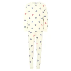 Petit Bateau Pyjamaset met hartprint van katoen