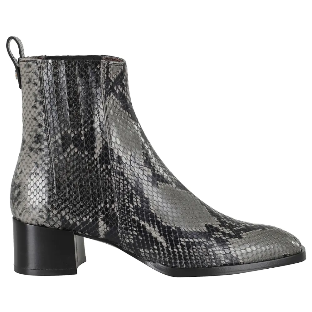 DAMES Roberto Festa Python Leren Enkellaars