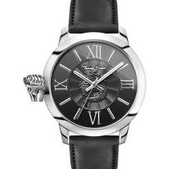Heren THOMAS SABO REBEL WITH KARMA 46 mm Leren Armband WA0295-218-203-46 MM