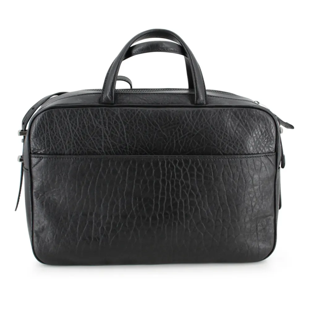 DAMES Weekend Max Mara Rechthoekige leren handtas met ritssluitingen