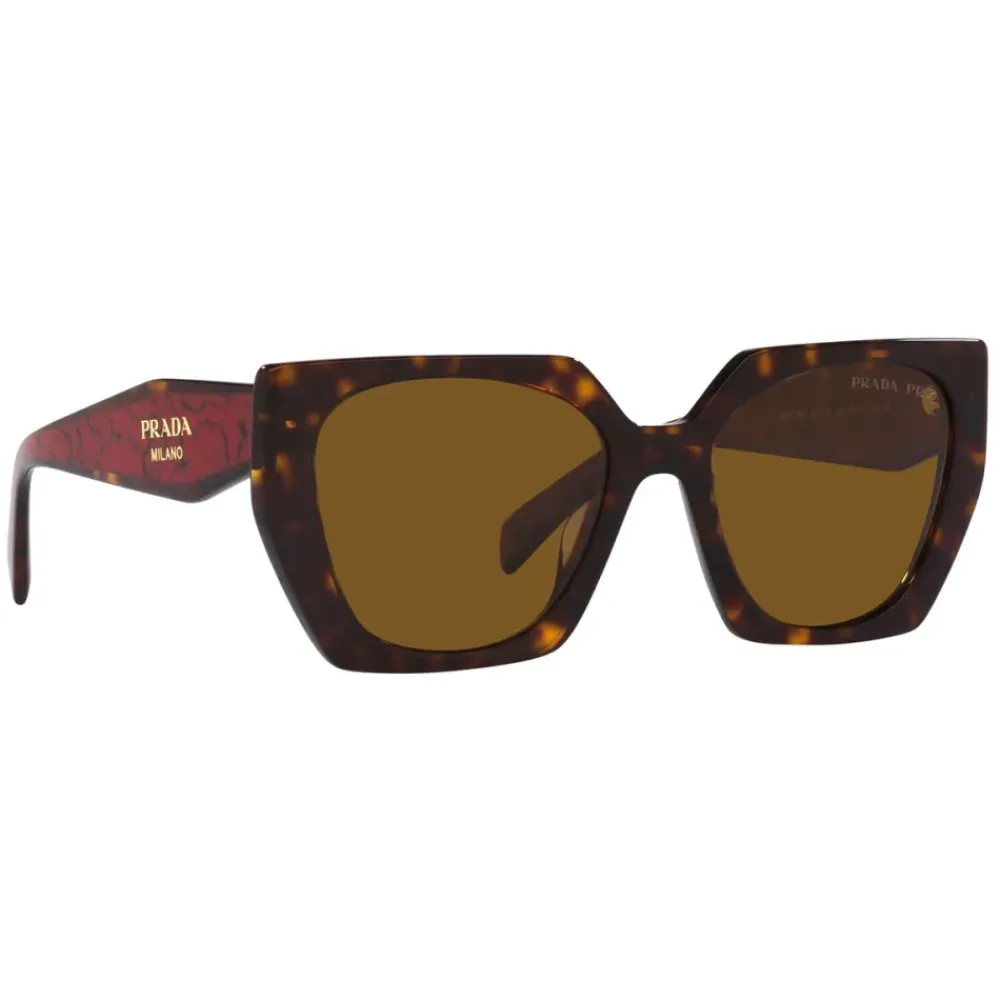 Heren Prada Rechthoekige Oversized Gepolariseerde Zonnebril