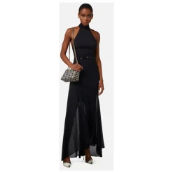 DAMES Elisabetta Franchi Jurken^Red Carpet Halterneck Crêpe Jurk