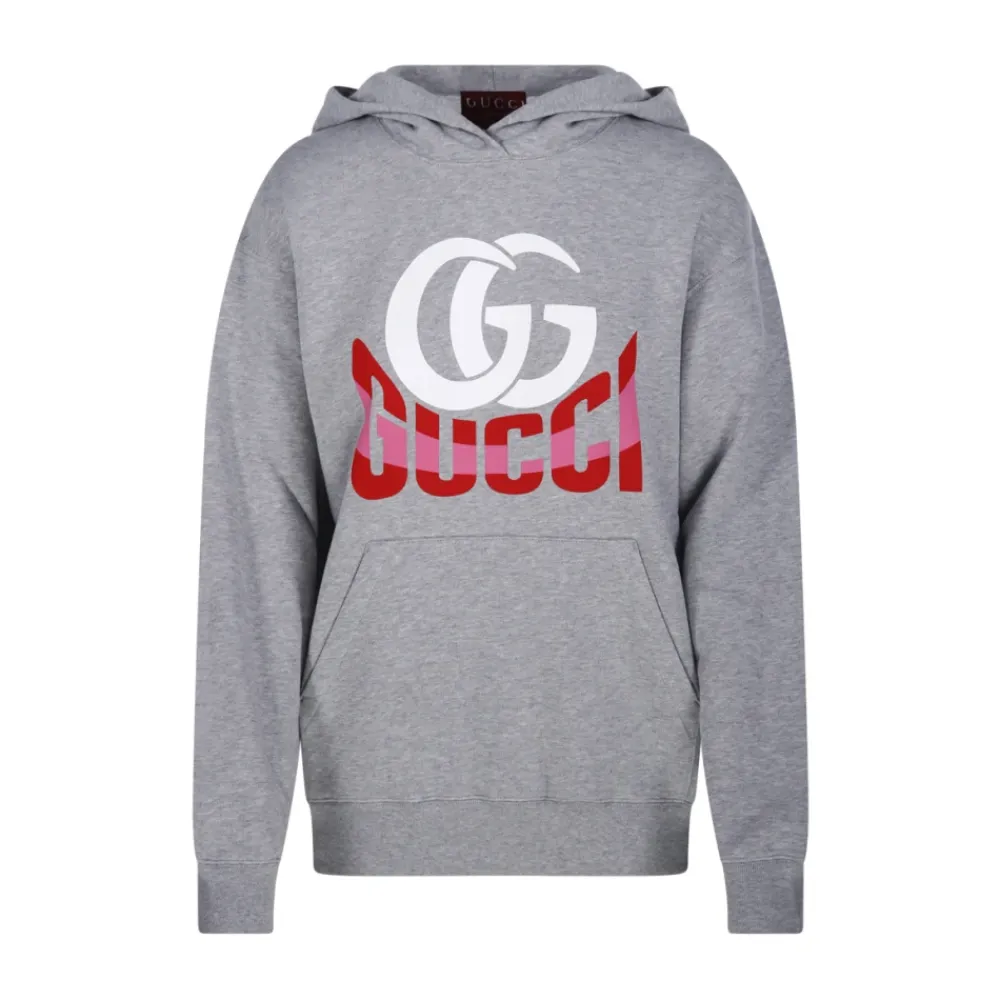 DAMES Gucci Hoodies & Sweatvesten|Truien & Vesten^Reguliere Sweatshirt Hoodie Melange