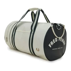 DAMES Fred Perry Retro Barrel Tas Nachtgroen