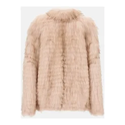 DAMES Simonetta Ravizza Jassen^Reversible Gebreide Jas met Vossenbont