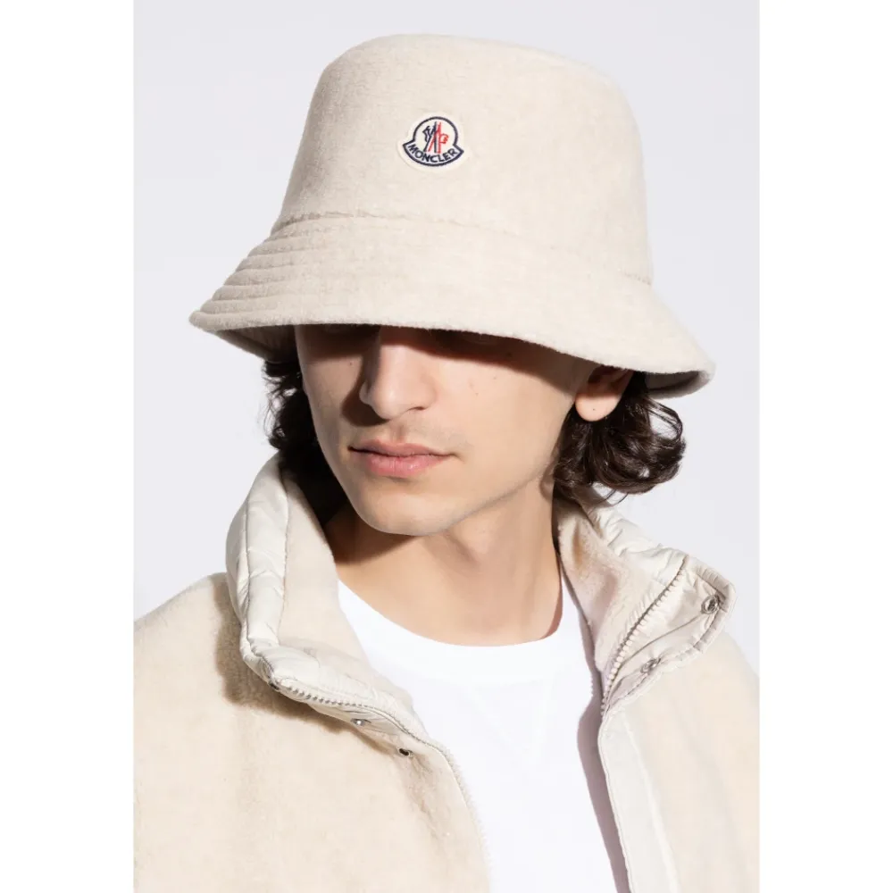 Heren Moncler Hoeden^Reversible Teddy Bucket Hat
