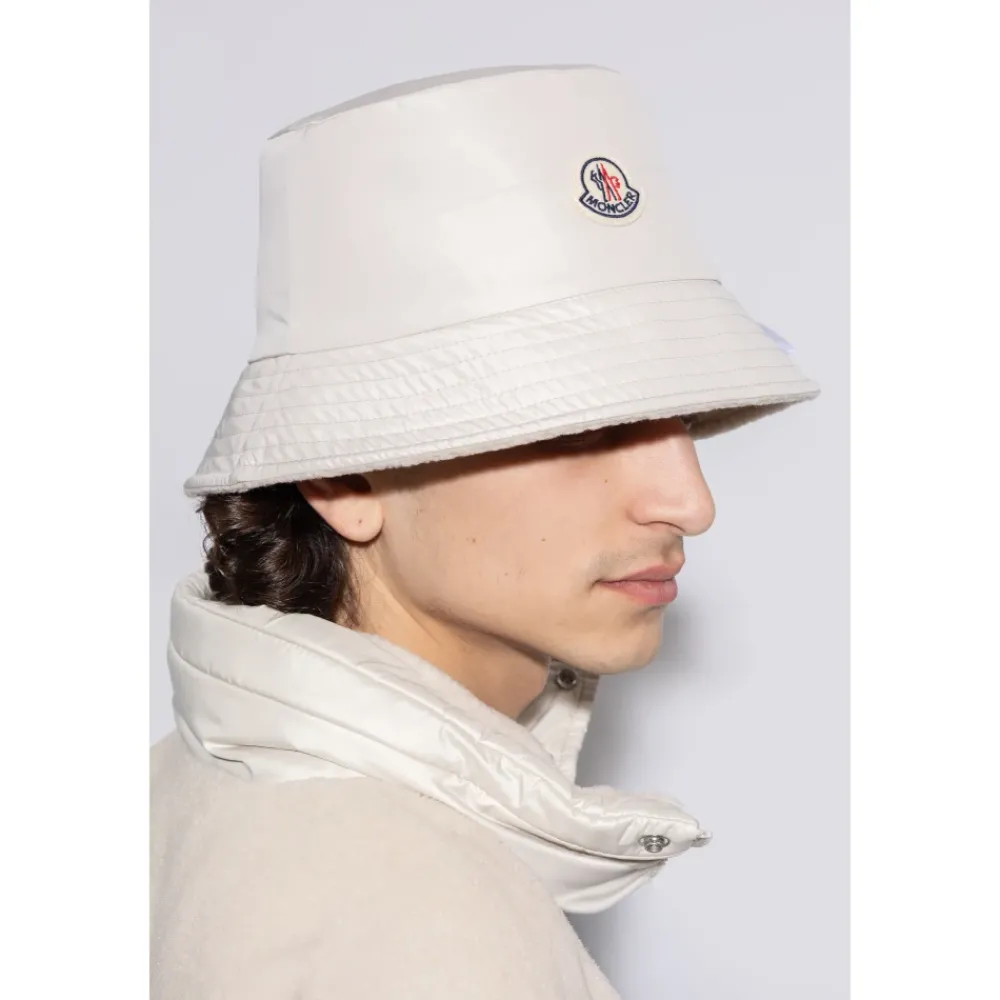 Heren Moncler Hoeden^Reversible Teddy Bucket Hat