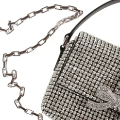 DAMES Self Portrait Handtassen^Rhinestone Chainmail Micro Bag