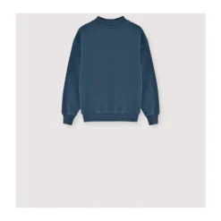 The New Society Rib Kraag Sweatshirt Void Blue