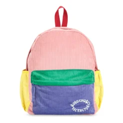 Bobo Choses Ribfluwelen rugzak met geborduurd logo