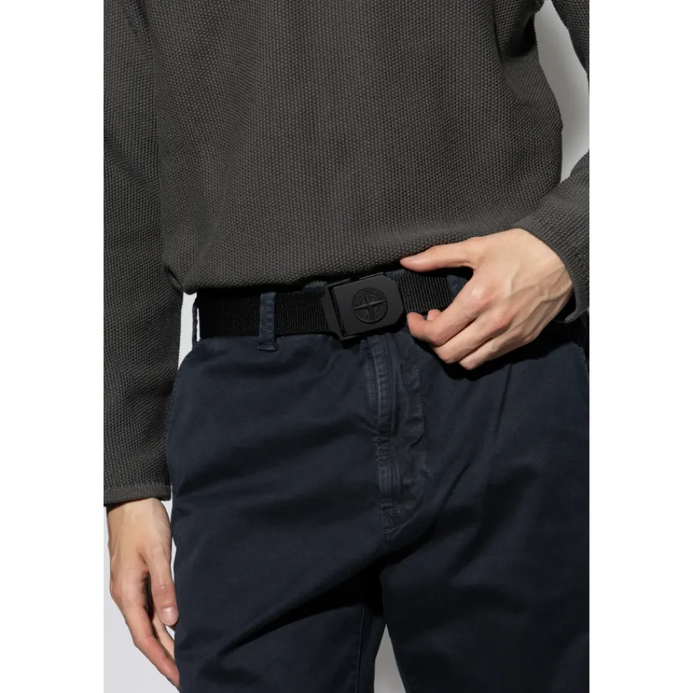Heren Stone Island Riemen^Riem met logo