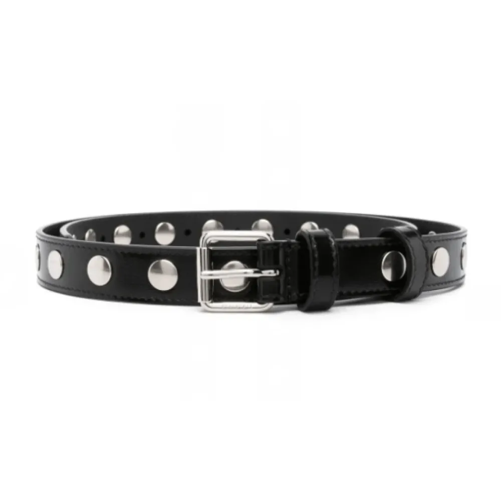 DAMES Gucci Riemen^Riem met Studs en Gesp