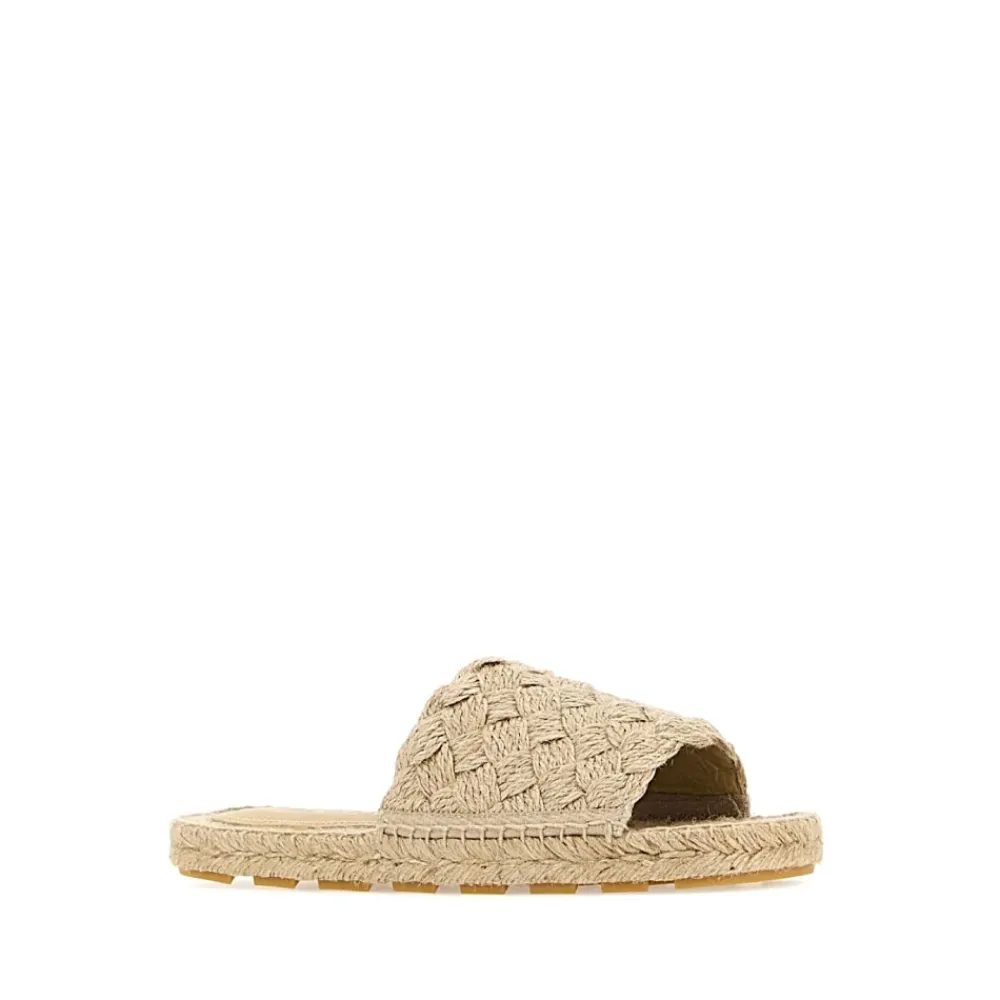 DAMES Bottega Veneta Slippers^Rieten Espadrille Slippers