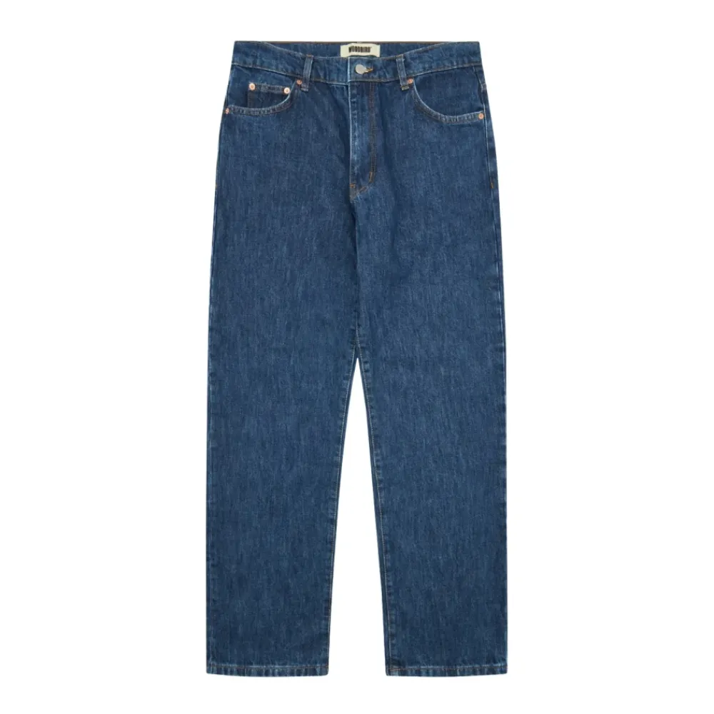 Heren Woodbird Rinse Jeans 90s Stijl