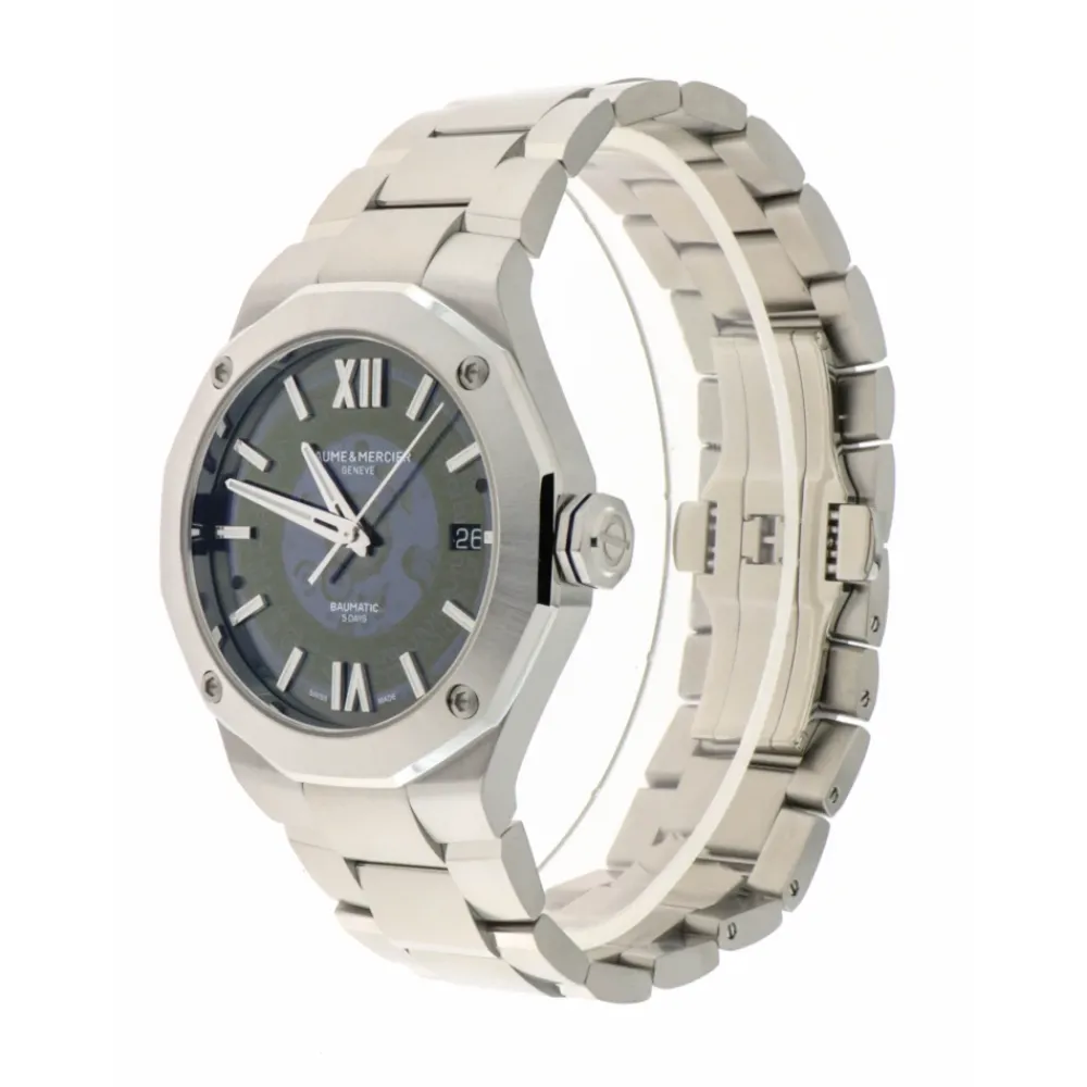 DAMES Baume et Mercier Horloges^Riviera Automatisch Wijzerplaat Stalen Horloge