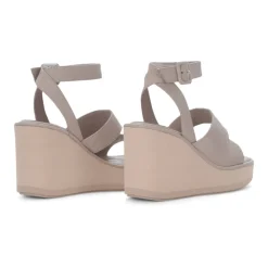 DAMES Paloma Barceló Sleehakken^Rizia Tortora Leren Sandaal