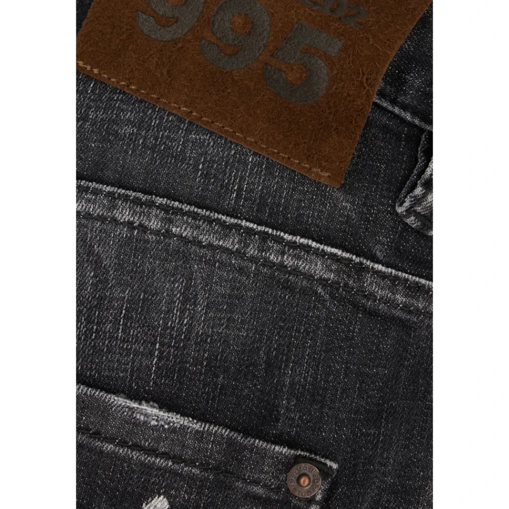 Heren Dsquared2 Jeans^Rocky Mountains Black Washed Jeans