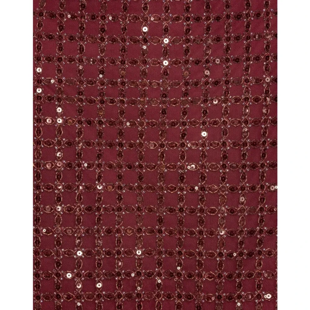 DAMES ROTATE Birger Christensen Rode Geplooide Rok