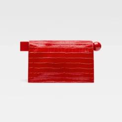 DAMES Jacquemus Rode Leren Clutch Tas