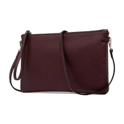 DAMES Gianni Chiarini Clutches^Rode leren clutchtas Hermy