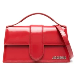 DAMES Jacquemus Handtassen^Rode Leren Schoudertas