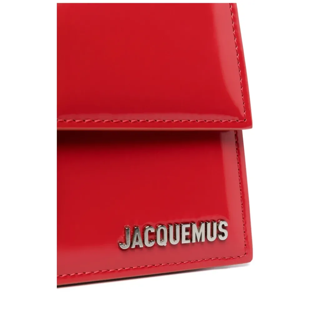 DAMES Jacquemus Handtassen^Rode Leren Schoudertas