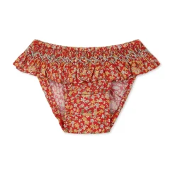 Bonpoint Rode Liberty Stof Slip met Ruches