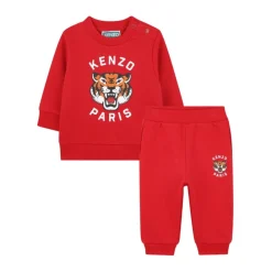 Kenzo Bodysuits & Sets^Rode Overall voor Jongens AW25