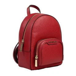 DAMES Michael Kors Rode Pebbled Leren Mini Rugzak