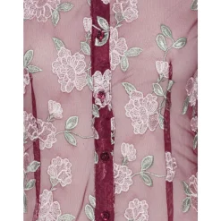 DAMES ROTATE Birger Christensen Rode Shirt Rotatie Stijl