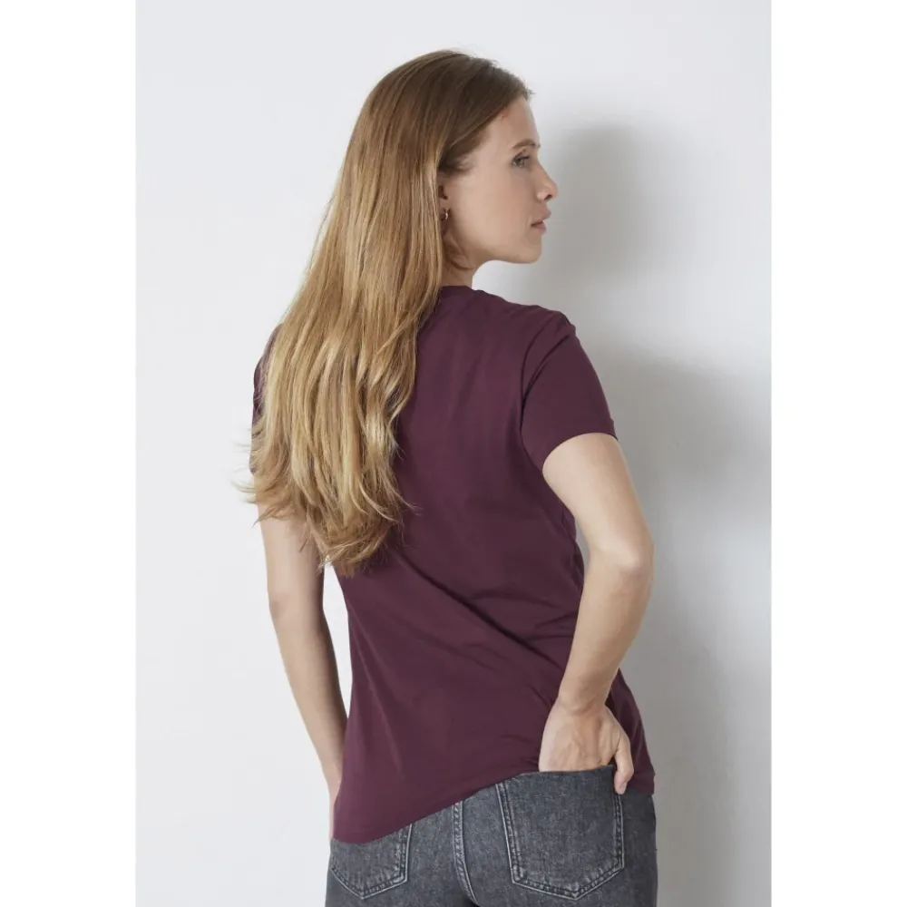 DAMES Co'Couture Rode SignatureCC Nieuw Tee Top