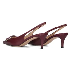 DAMES Twinset Pumps^Rode Slingbacks voor Stijlvolle Winter