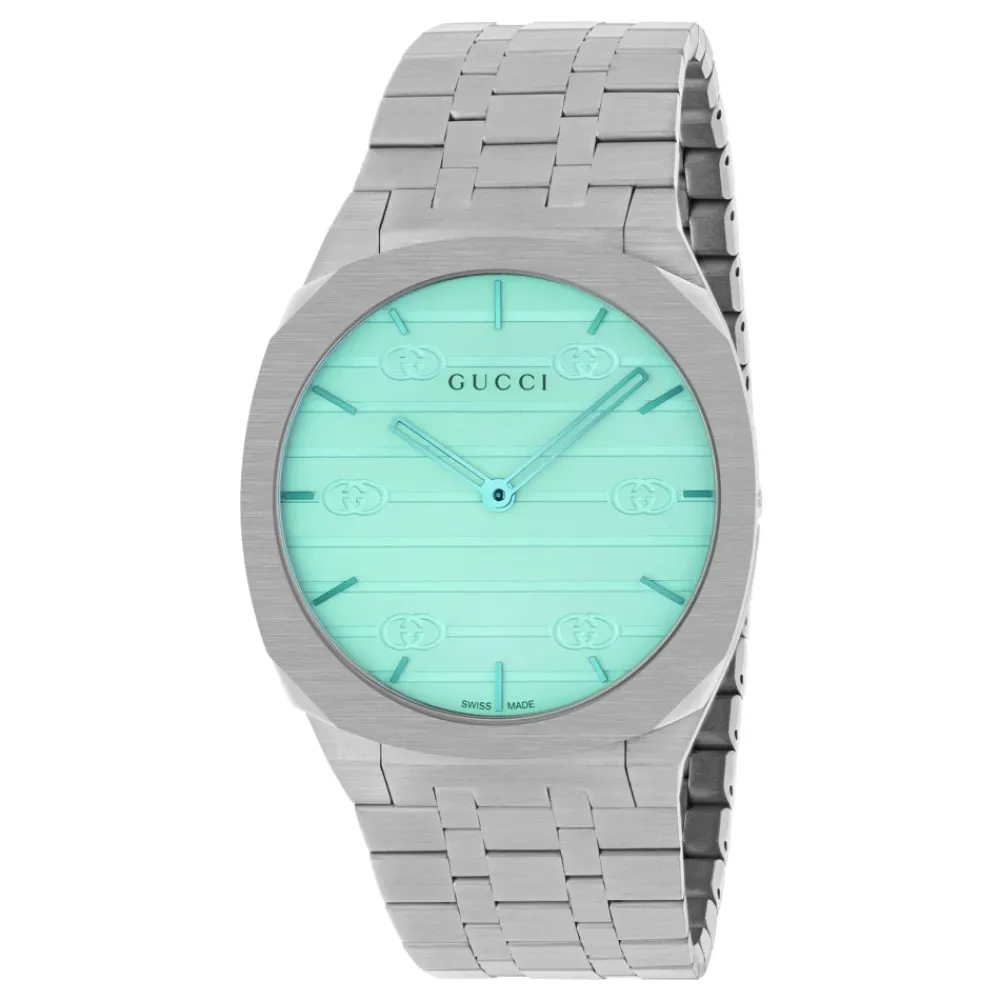 DAMES Gucci Roestvrijstalen horloge met meerdere lagen en Interlocking G motief