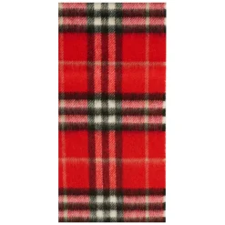 Burberry Geruit Franje Katoenen Sjaal