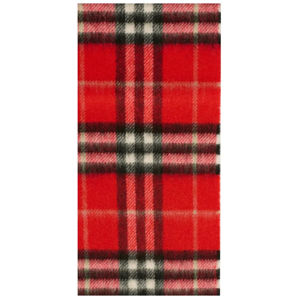 Burberry Geruit Franje Katoenen Sjaal