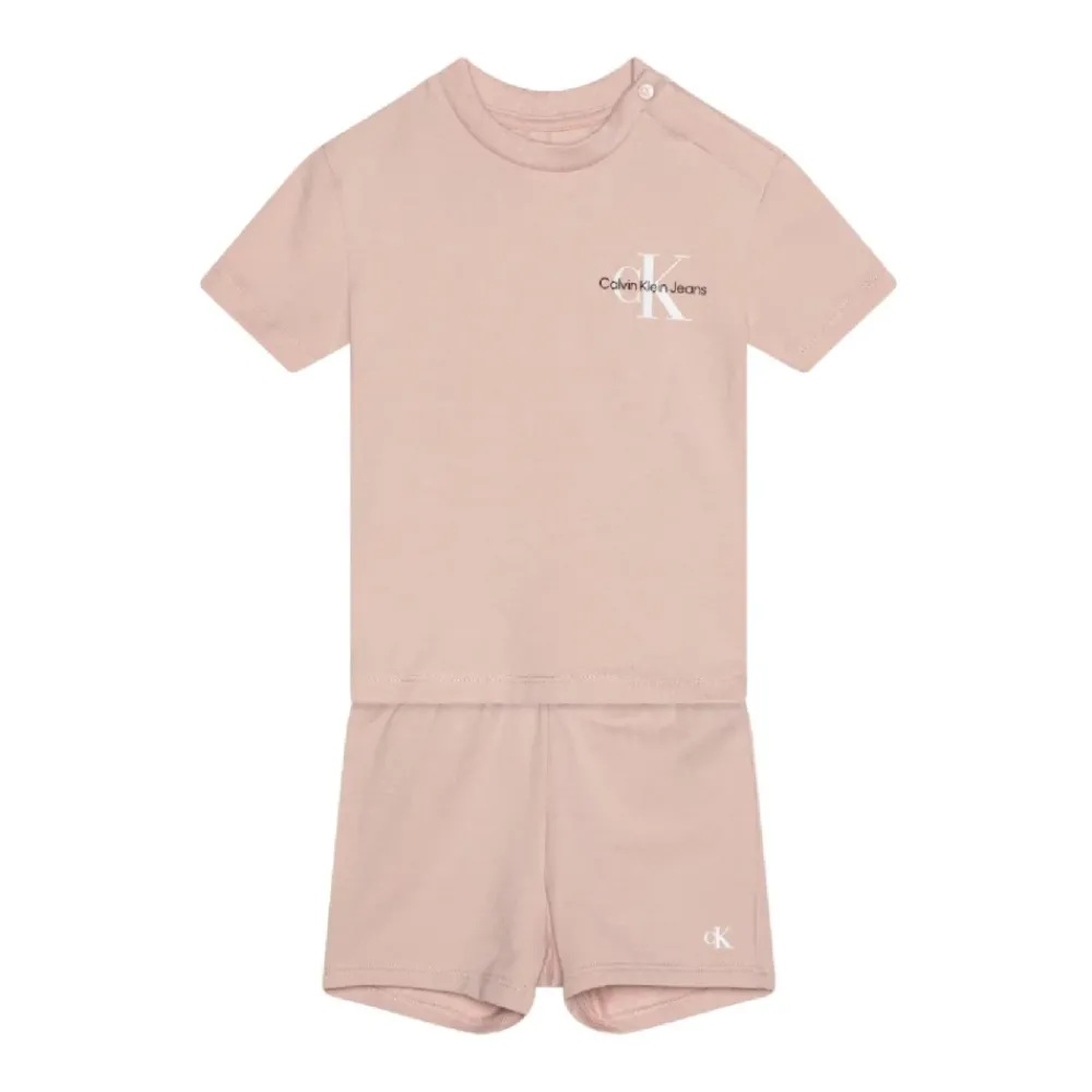 Calvin Klein Rose Monogram Logo Set