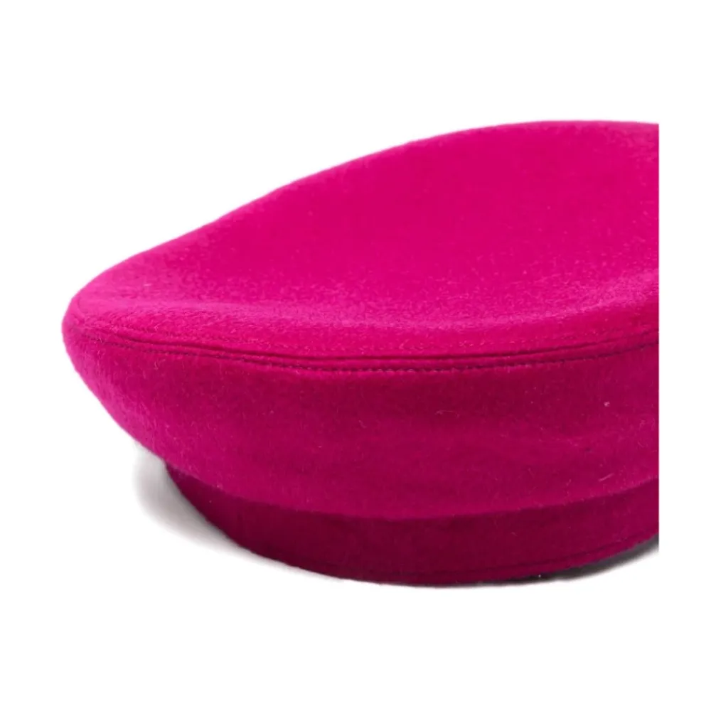 DAMES Borsalino Hoeden^Kasjmier Platte Kroon Hoed