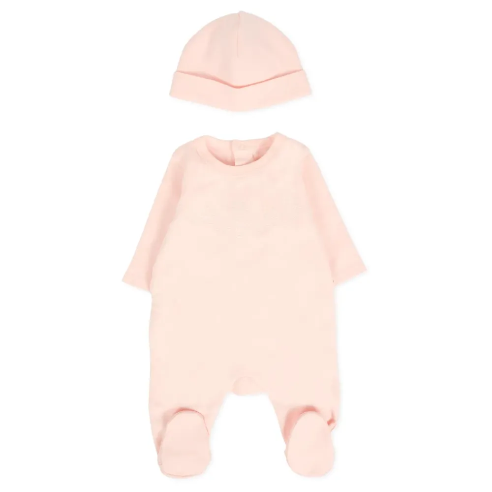 Chloé Bodysuits & Sets^Katoenen Babypakje en Hoed Set
