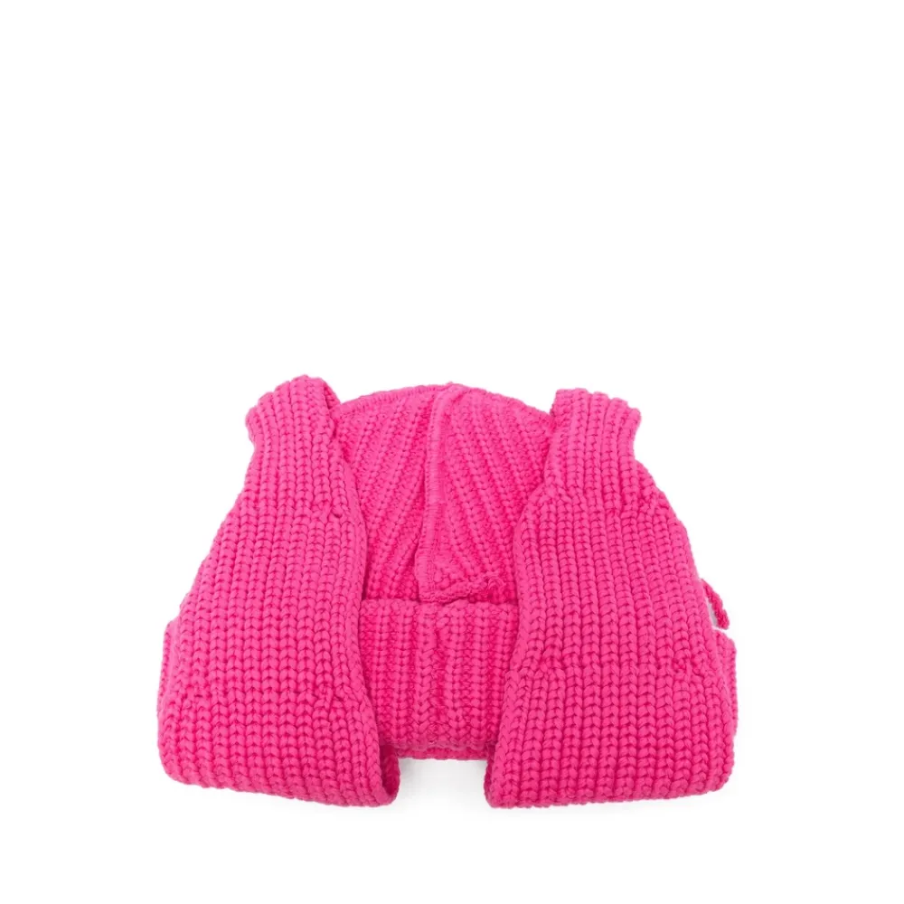 LOVERBOY by Charles Jeffrey Katoenen Hoed met Dierenoren