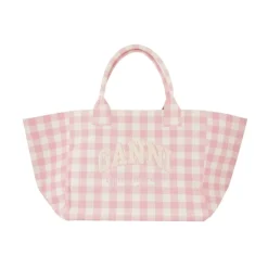 DAMES Ganni Shoppers^Katoenen Winkelmand