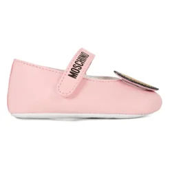 Moschino Ballerina'S^Leren Ballerina's met Teddybeer Patch
