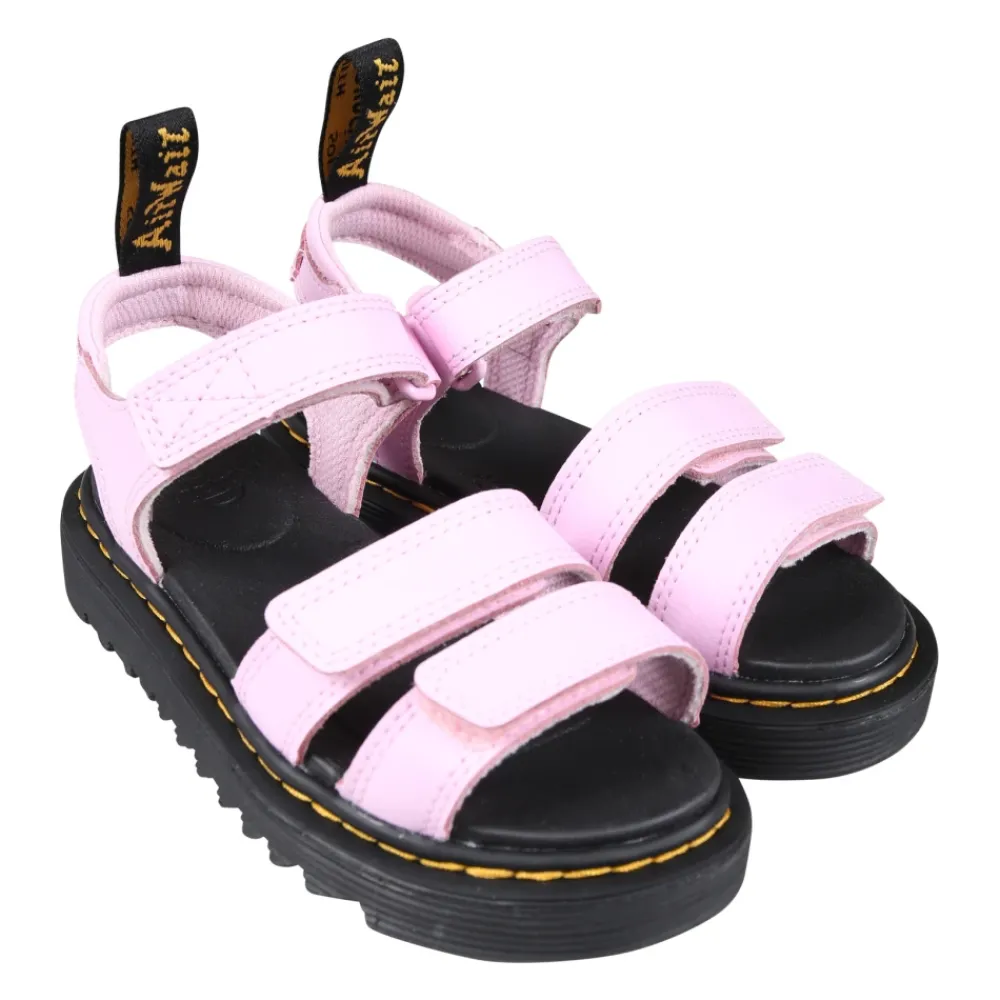 Dr. Martens Leren Sandalen met Velcro Sluiting