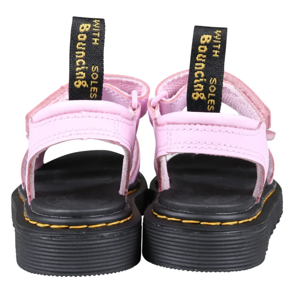 Dr. Martens Leren Sandalen met Velcro Sluiting