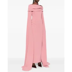 DAMES Solace London Jurken^Off-Shoulder Maxi Jurk