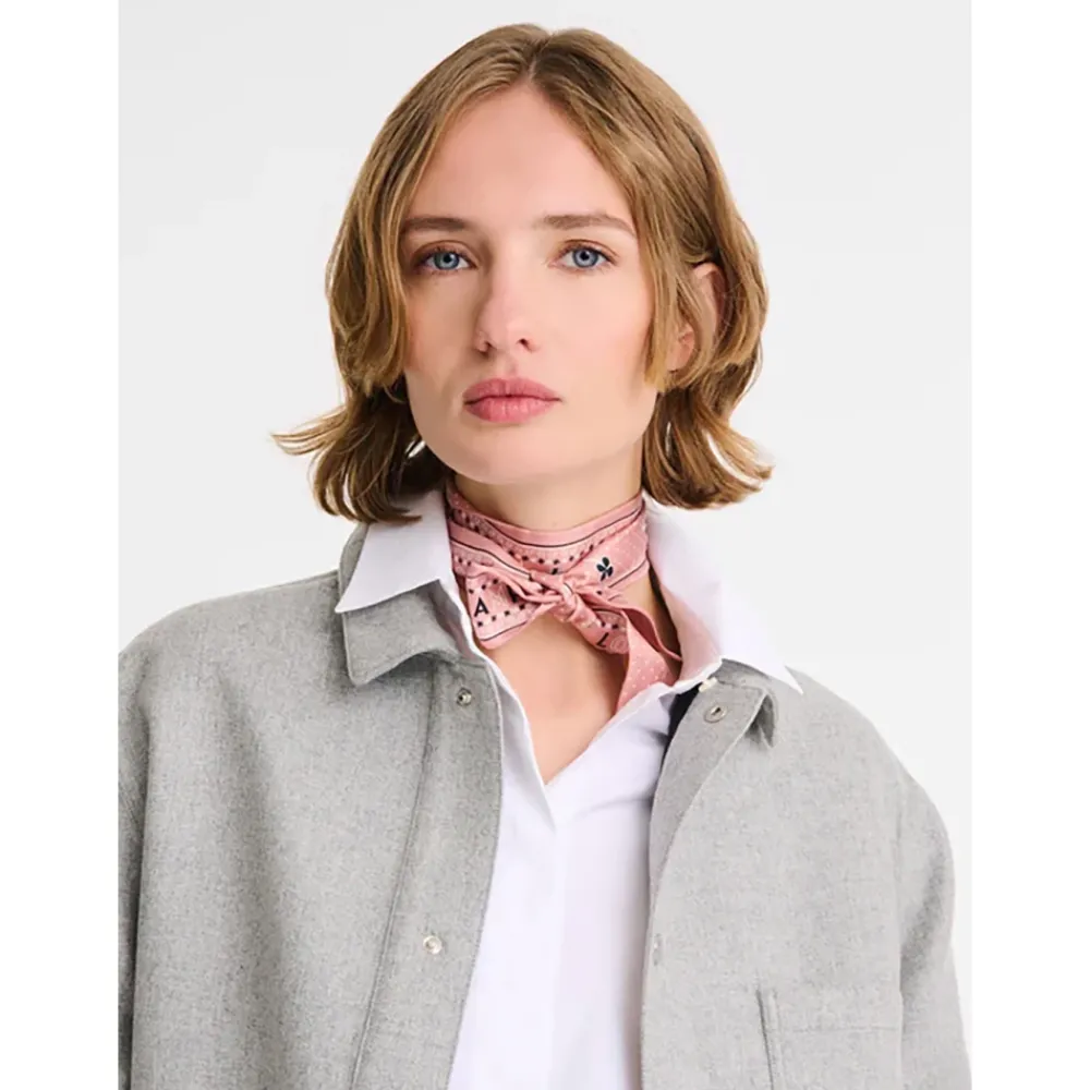 DAMES Longchamp Sjaals^Paisley Bloemen Zijden Sjaal Vrouw