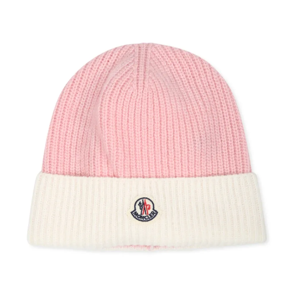 Moncler Pasgeboren Geribbelde Muts
