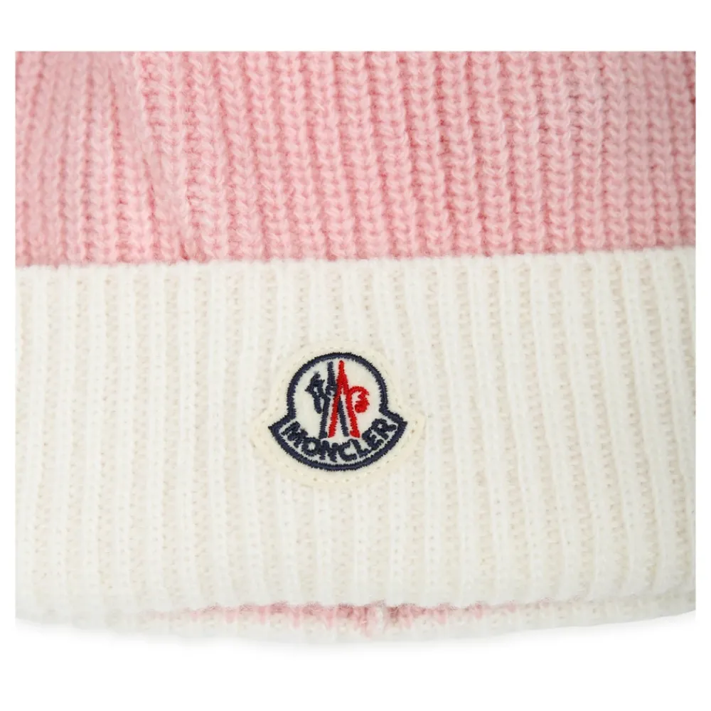 Moncler Pasgeboren Geribbelde Muts