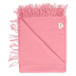 Zadig & Voltaire sjaal met franjes en gestippelde sterren