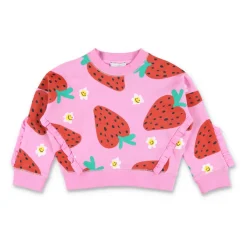 Stella McCartney Sweatshirt en Short Set met Aardbeienprint