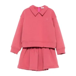 Il Gufo Bodysuits & Sets^Sweatsuit Rok en Sweatshirt Set